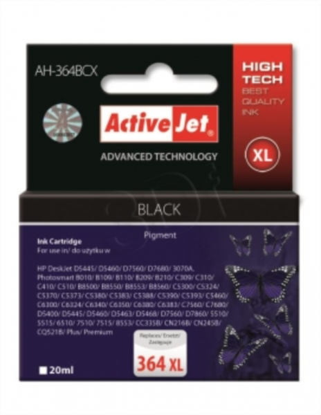 ActiveJet črno črnilo HP CN684 364XL