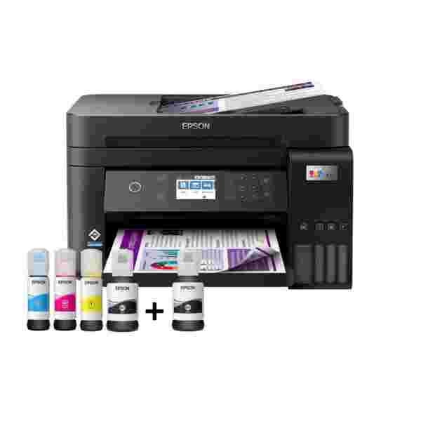 Tiskalnik Brizgalni Barvni Multifunkcijski Epson EcoTank ITS L6270 A4/tiskanje/skeniranje/kopiranje/duplex/LAN/Wi-Fi (C11CJ61403)