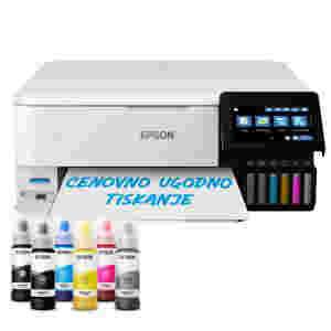 Tiskalnik multifunkcijski brizgalni barvni Epson EcoTank L8160 A4 duplex tisk enostransko skeniranje USB LAN WiFi 16ppm (C11CJ20402)
